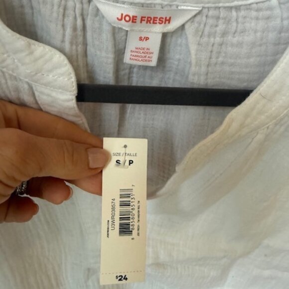 NWT Joe Fresh Boxy Linen Sleeveless T - Women's S - Picture 2 of 4